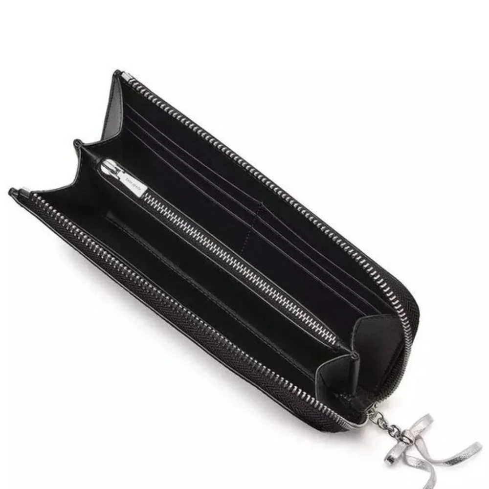 Kate Spade Whiskers Saffiano Leather Large Continental Zip Around Wallet